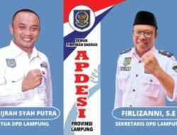 Dewan Pimpinan Daerah (DPD) APDESI Provinsi Lampung Mengucapkan Selamat