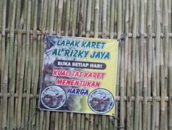 Warga Keluhkan Limbah Karet Yang Mengeluarkan Bau Busuk Di Tiuh Lesung Bakti Jaya
