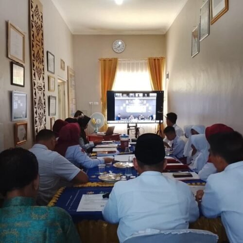 TEAM SRA MIN 1 PESAWARAN IKUTI VLH EVALUASI KLA 2025