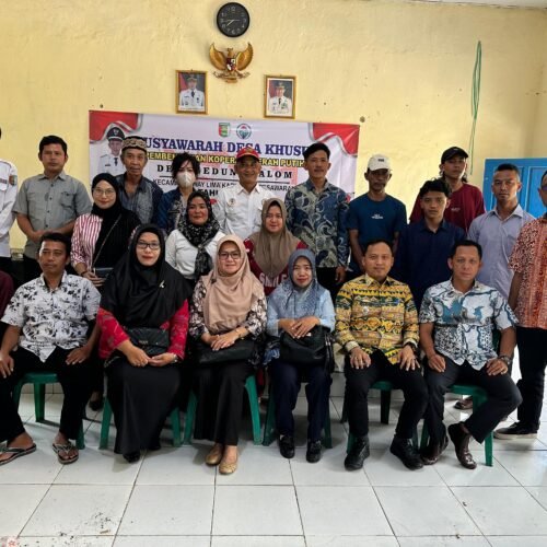 Pemdes Gedung Dalom Way Lima Sosialisasi Program Koperasi Desa Merah Putih dan Ketahanan Pangan Wujudkan Desa Mandiri