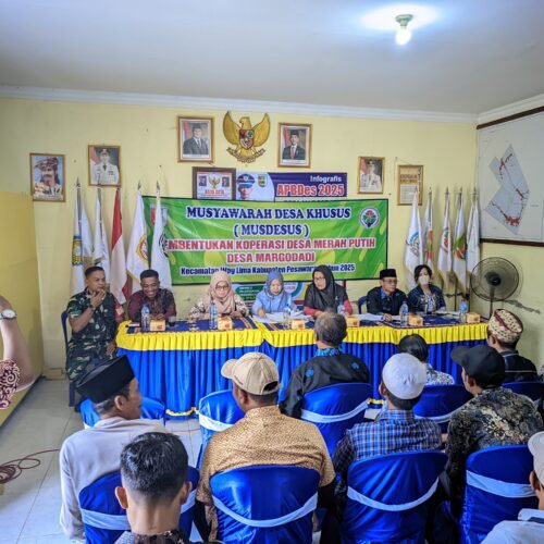 Musdesus Pemdes Margodadi Bentuk Koprasi Desa,Program Ketahanan Pangan