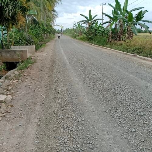 Proyek Peningkatan Ruas Jalan Di Way Khilau Masyarakat Keluhkan Debu Setiap Hari Tidak Pernah Ada Water Tanker Menyiram 