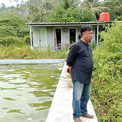 Aktivis G-MAKI Turun Cek Lokasi Pariwisata Yang Dianggarkan Dari Dana Desa Pekon Tanjung Rusia Yang Menjadi Dugaan