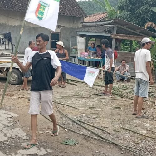 Sambut HUT Ke 165 Desa Sukajaya Lempasing Warga Dusun 08 Perum Waway Gotong Royong 