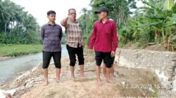 Proyek Pencegahan Bencana Sungai Way Ratai Diduga Dikerjakan Amburadul Serta Kurangnya Pengawasan