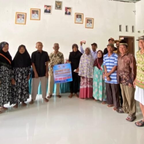 Pemerintah Desa Gading Kencana Bagikan BLT-DD Priode Juli Dan Agustus