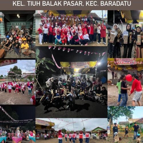 Tanjung Sari dan Anak Anak Karang Taruna Kelurahan Tiuh Balak Pasar Meriahkan HUT RI ke 80 Dengan Berbagai Perlombaan