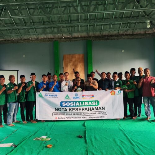 GP Ansor Pesawaran Gelar Sosialisasi Kerjasama dengan Indo Grosir