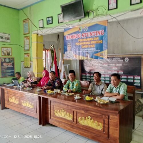 Pemdes Kedondong Gelar Kegiatan Pencegahan dan Penangnanan Stunting Tahun 2025