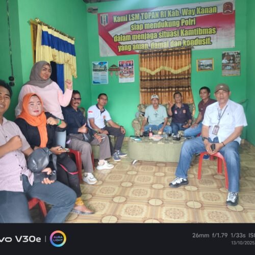DPD LSM TOPAN- RI Gelar Rapat Koordinasi Dan konsolidasi Di tahun 2025 