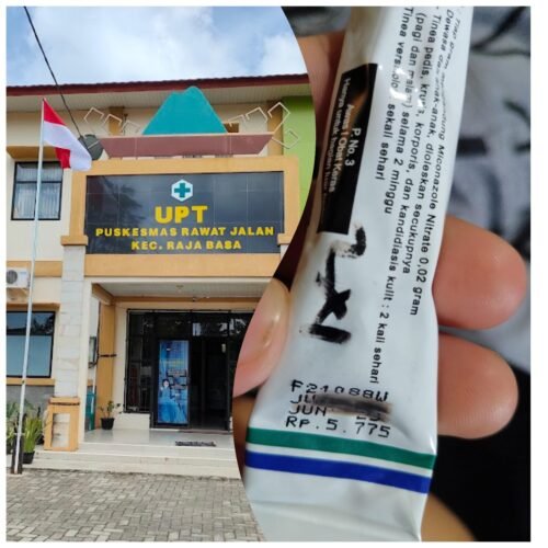 Heboh!!!Warga Kecamatan Rajabasa Dapat Salep Kadaluarsa Dari Puskesmas:Tanggal Exp Dicoret Spidol