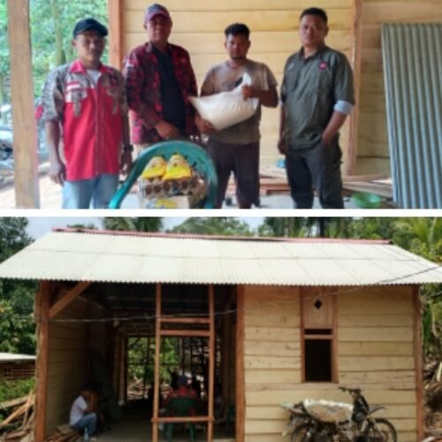 Peduli Sesama Ormas GML Indonesia Berikan Bantuan Kepada Warga Yang Tertimpa Musibah Rumah Roboh Tertimpa Pohon