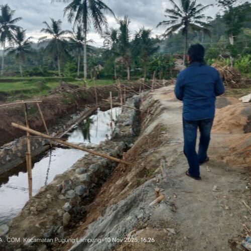 Lsm Penjara Indonesia Dpd Lampung Soroti Proyek Perkuatan Tebing Sungai Pekon Gunung Kasih Diduga Dikerjakan Amburadul Syarat Korupsi