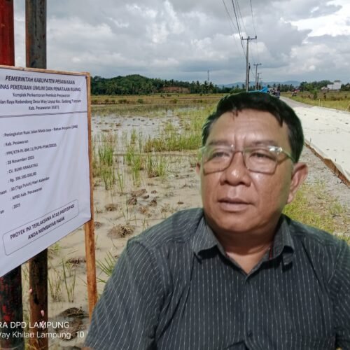 Proyek Rabat Beton Di Ruas Jalan Mada Jaya Kec. Way Khilau Menuai Kritik Dari Masyarakat Yang Seharusnya Rigid Beton Dibangun 2026 Sesuai Janji Pemda Sebelumnya