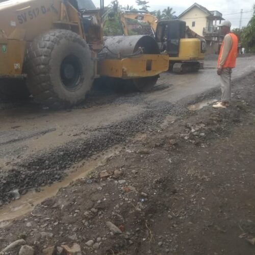 Proyek Jalan Provinsi di Desa Kampung Baru Kecamatan Marga Punduh Disorot, Papan Informasi Anggaran Tidak Ditemukan