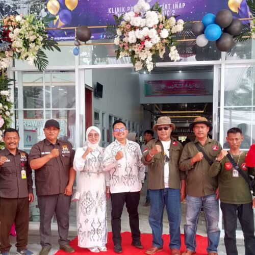 JWI dan LSM TARINUSA TUBABA Hadiri Peresmian Klinik Mega Bagus Clinic2 Mulya Kencana