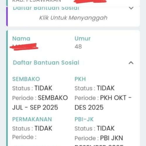 LSM PENJARA INDONESIA SOROTI DUGAAN MANIPULASI DATA PKH DI WAYKHILAU