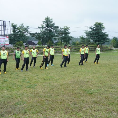 Polres Tulang Bawang Barat Gelar Kesamaptaan Jasmani Semester 1 Tahun 2026