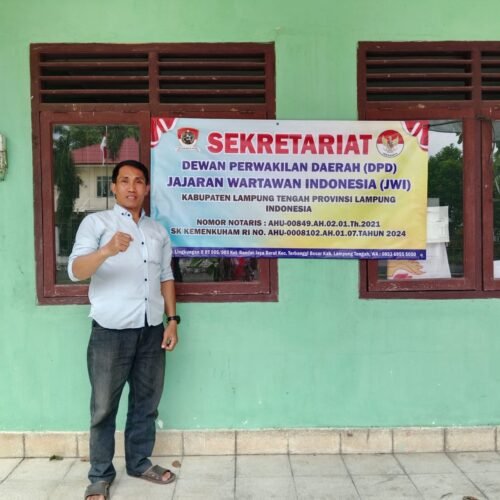 Ifrangi Ketua JWI DPD Lamteng Soroti Penggunaan Dana BOS SMKN 1 Terbanggi Besar Tahun 2025