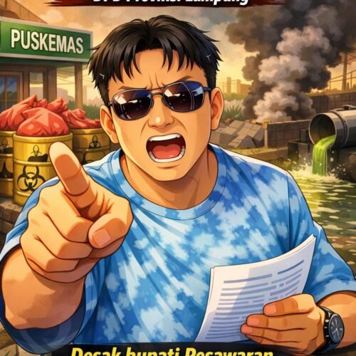 LSM PENJARA INDONESIA DPD LAMPUNG DESAK BUPATI PESAWARAN EVALUASI KEPALA PUSKESMAS KEDONDONG ATAS KELALAIAN PENGELOLAAN LIMBAH B3