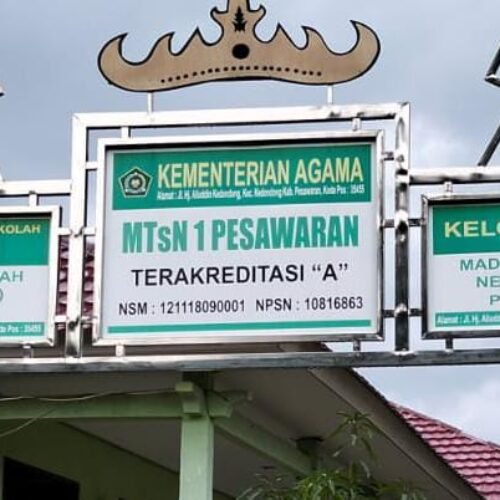 Kepala MTsN 1 Pesawaran Beserta Dewan Guru Ucapkan Marhaban Ya Ramadhan 1447 H: Mari Tingkatkan Ketakwaan