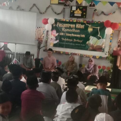 Pesantren kilat di bulan Ramadhan Penuh Keberkahan,Siswa SDN 07 tulang bawang udik