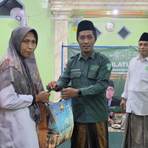 NU Care Lazisnu Pesawaran Salurkan Program Solidaritas Ramadhan di Tegineneng