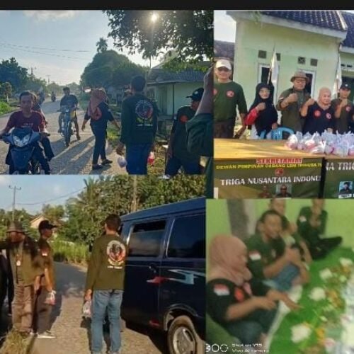 Pererat Silaturahmi, DPC LSM Trinusa Tubaba Gelar Aksi Bagi Takjil dan Buka Puasa Bersama