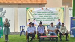 Bupati Novriwan Jaya Hadiri Pendistribusian Zakat Mal Baznas Tubaba