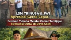 JWI & LSM TRINUSA Apresiasi Gerak Cepat, Pemkab Tubaba Melalui Camat Tumijajar Evakuasi ODGJ di Daya Sakti