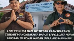 LSM TRINUSA dan JWI Desak Transparansi Terkait Mangkraknya Dapur SPPG 2 Daya Murni Program Nasional Jangan Jadi Ajang Main-Main!
