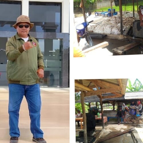 LSM TRINUSA Desak Pemkab Tubaba Tindak Tegas Lapak Karet Tak Berizin di Tiyuh Gading Kencana