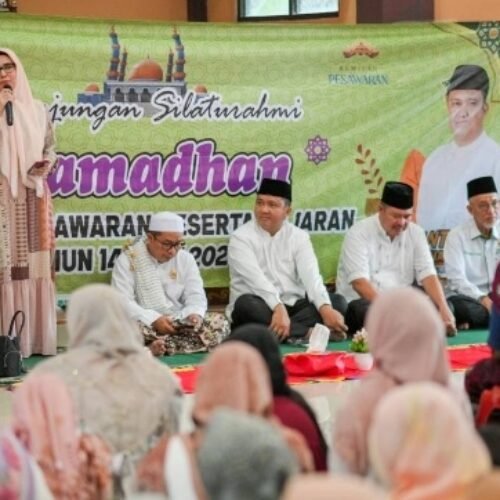 Silaturahmi Ramadhan Sekaligus Peninjauan Pasar Murah dan Bazar Ramadhan di Kecamatan Tegineneng