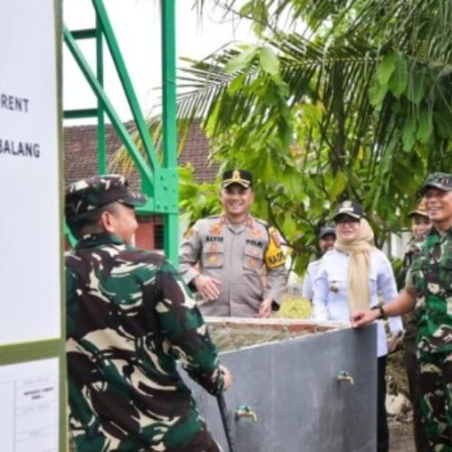 Bupati Nanda Dampingi Wasev Panglima TNI Tinjau TMMD Ke-127 Kodim 0421/LS di Waykhilau