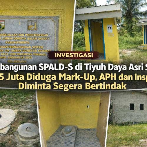 Pembangunan SPALD-S di Tiyuh Daya Asri Senilai Rp 455 Juta Diduga Mark-Up, APH dan Inspektorat Diminta Segera Bertindak