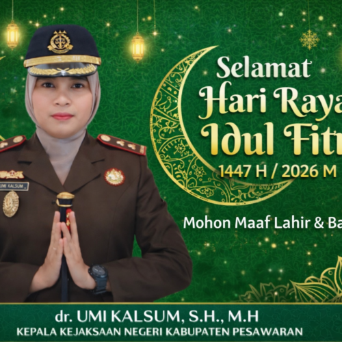 Kepala Kejaksaan Negeri Kabupaten Pesawaran Ucapkan Selamat Hari Raya Idul Fitri 1447 H / 2026 M