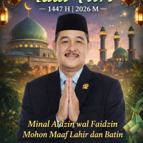 Ketua DPRD Kabupaten Tulang Bawang Barat Busroni, S.H. Ucapkan Selamat Hari Raya Idul Fitri 1447 H / 2026 M