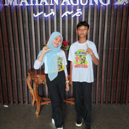 Muhamad Fahreza Prayogi, Siswa SMPN 1 Pesawaran, Hadir Acara Kampanye Forum Pergaulan Sehat: Ny. Wulan Sari Ketua Forum Anak Lampung, Anak Wadah Asfirasi 