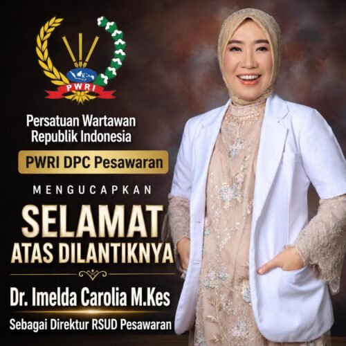 Ketua PWRI DPC Pesawaran Ucapkan Selamat atas Pelantikan Direktur RSUD Pesawaran