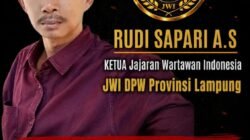 Ketua JWI DPW Lampung Desak Proses Hukum: Ancaman Oknum Kadis PSDA Tak Cukup Diselesaikan dengan Permintaan Maaf 