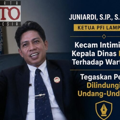 Ketua PFI Kecam Intimidasi Kepala Dinas PSDA terhadap Wartawan, Tegaskan Pers Dilindungi Undang-Undang