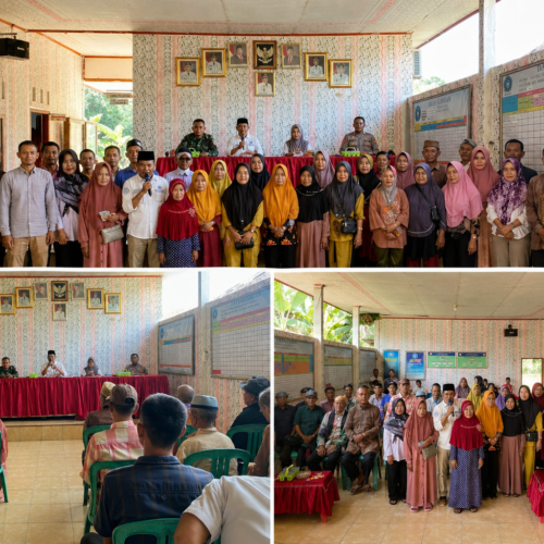 Pembagian BLT Dana Desa 2026 Tahap pertama di Tiyuh Gunung katun Tanjungan Sebayak 27 KPM yang penerima bantuan BLT