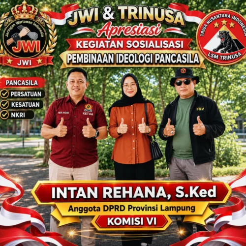 PERKOKOH JIWA NASIONALISME, INTAN REHANA GELAR SOSIALISASI PEMBINAAN IDEOLOGI PANCASILA DI TIYUH KARTARAHARJA