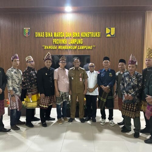 Forum Adat Sai Batin Makhga Way Lima Audiensi dengan Dinas BMBK, Minta Peningkatan Infrastruktur Jalan dan Jembatan di Kabupaten Pesawaran