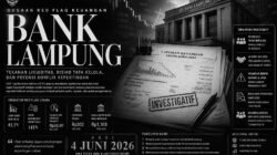 DUGAAN RED FLAG KEUANGAN BANK LAMPUNG : LSM TRINUSA DPD LAMPUNG SIAP GELAR AKSI DEMONSTRASI 4 JUNI 2026