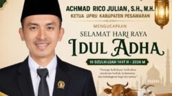 Ketua DPRD Kabupaten Pesawaran Achmad Rico Julian Ucapkan Selamat Hari Raya Idul Adha 1447 H