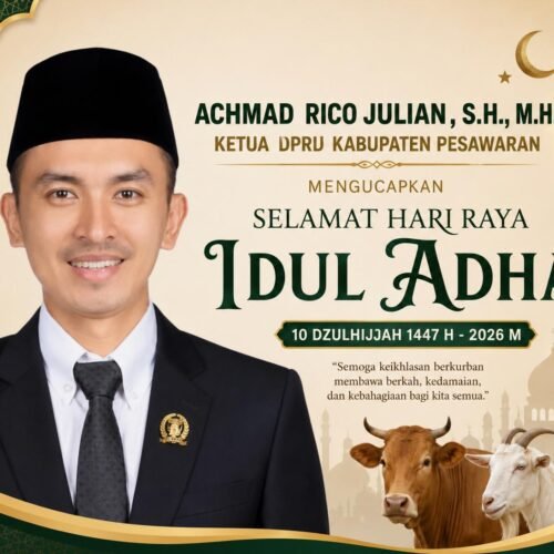 Ketua DPRD Kabupaten Pesawaran Achmad Rico Julian Ucapkan Selamat Hari Raya Idul Adha 1447 H