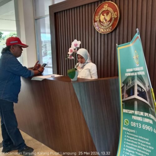 Mahmuddin KetuabLsm Penjara Indonesia DPD Lampung Datangi Kantor BPK RI Perwakilan Lampung Pertanyakan LHP Proyek Rp. 11,9 Milyar Di Wau Khilau 