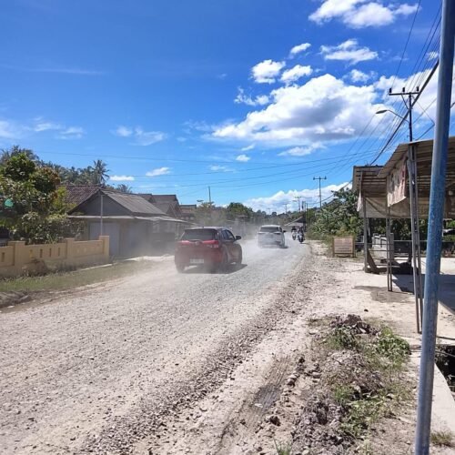 Warga Keluhkan Debu Proyek Rehabilitasi Jalan Kedondong–Pardasuka, Diduga Penyiraman Tidak Dilakukan – LSM Penjara Angkat Bicara