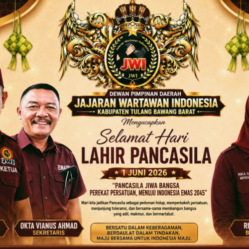 Hari Lahir Pancasila, Momentum DPD JWI Tubaba Kobarkan Semangat Persatuan